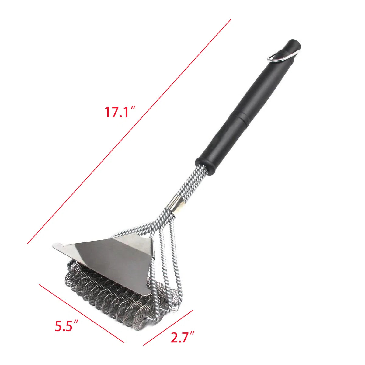 Heavy Duty Kitchen Outdoor BBQ Grill Cleaning Brush