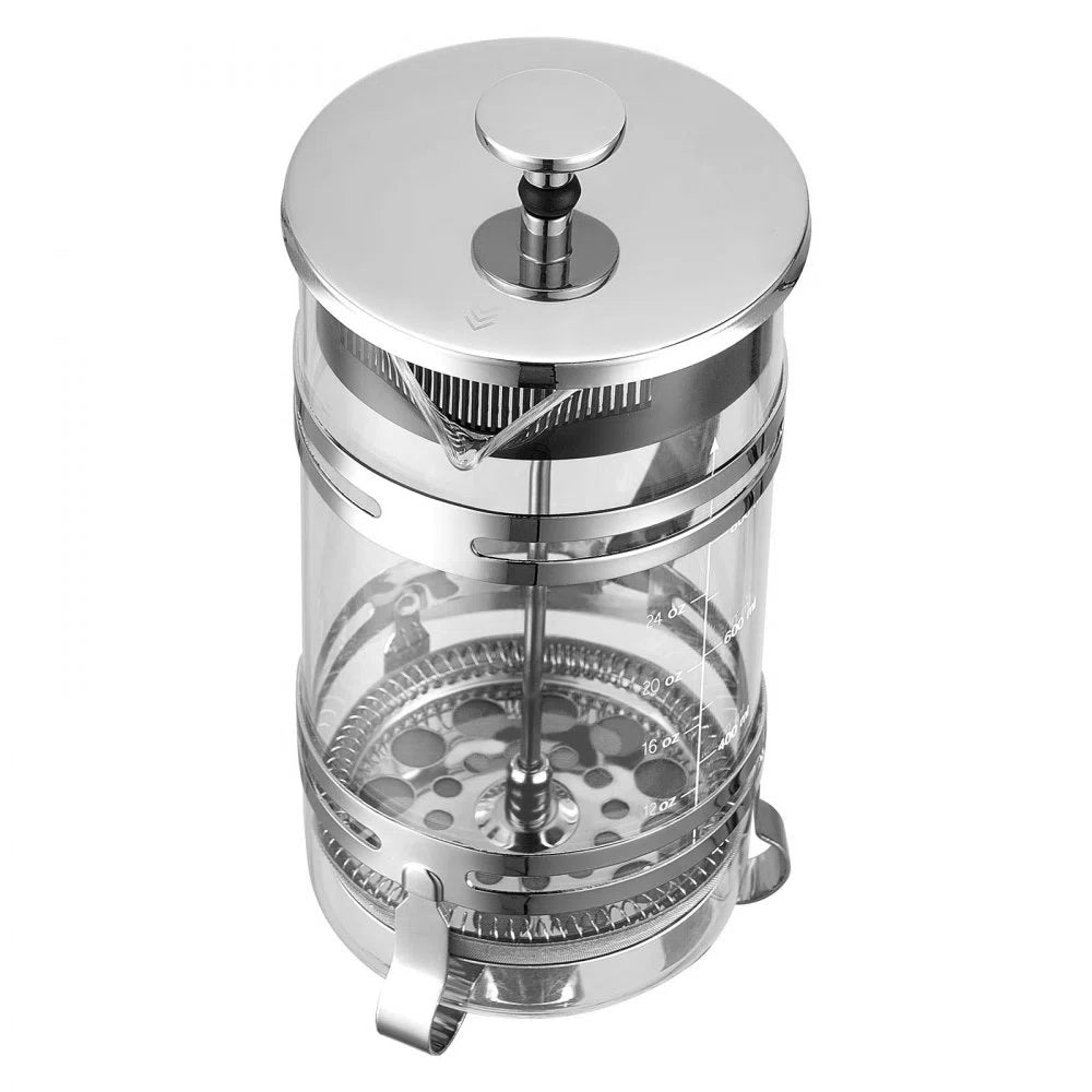 French Press Coffee Maker Tea Borosilicate Glass Brewer